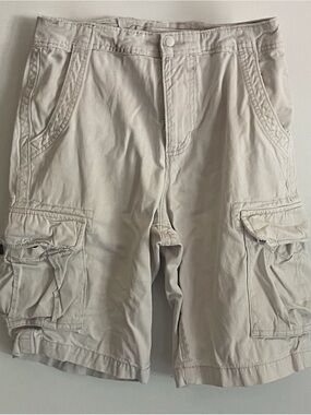 Cargo Light Cream Men's Cargo Shorts